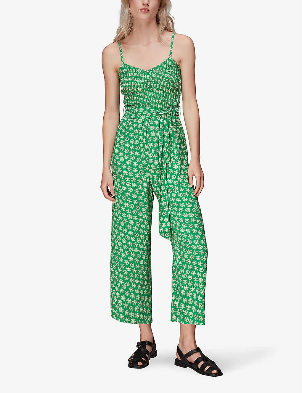 Whistles Daisy Floral-print Crepe Jumpsuit 2 Whistles Daisy Floral-print Crepe Jumpsuit - Image 2
