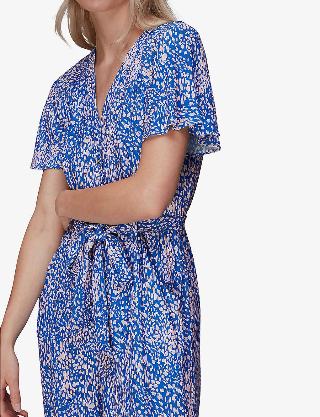 Whistles Jemma Animal-print Woven Jumpsuit 4 Whistles Jemma Animal-print Woven Jumpsuit - Image 4