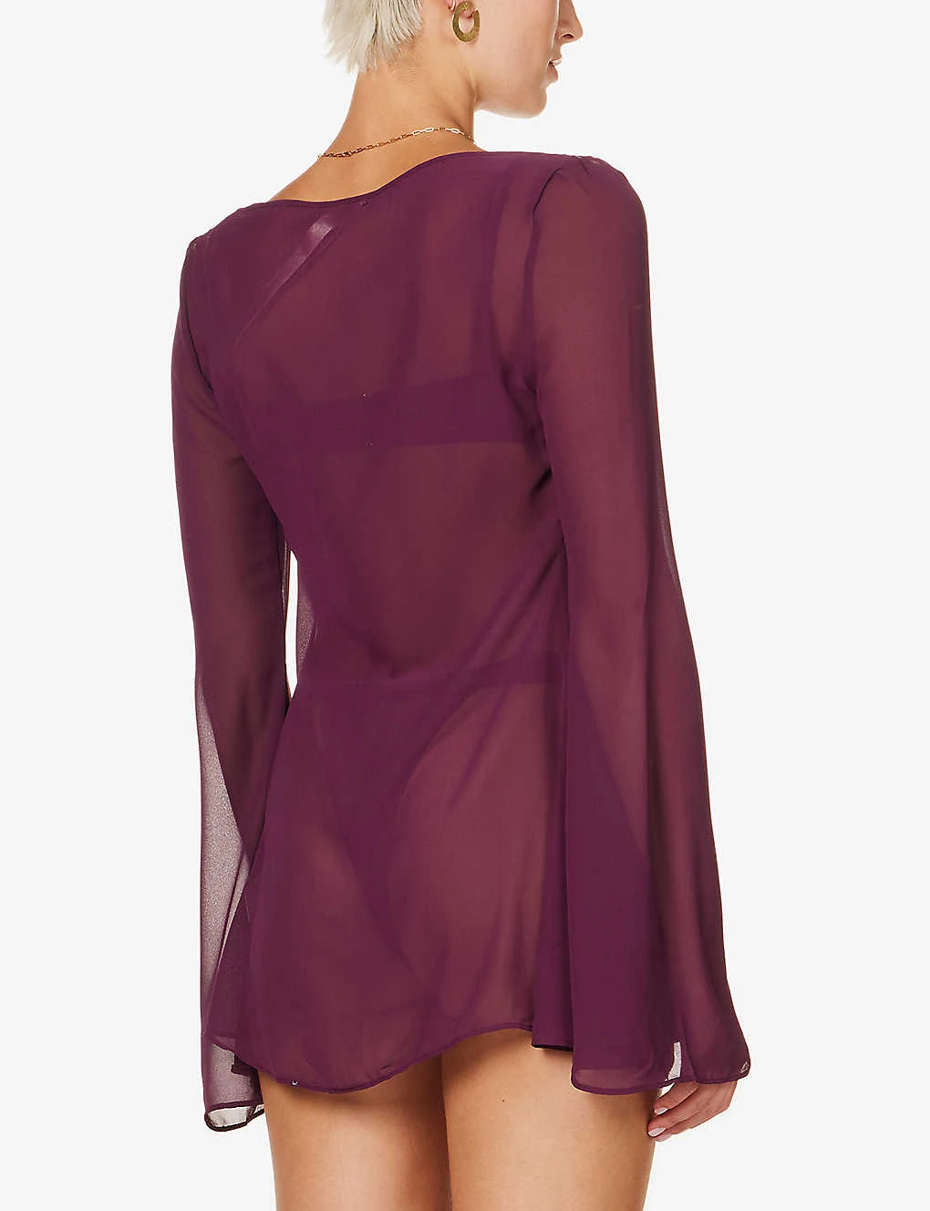 Provence Self-tie Woven Cover Up 4 Provence Self-tie Woven Cover Up - Image 4