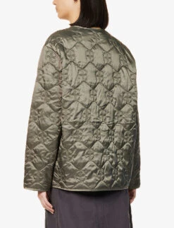 ANINE BING Andy Quilted Shell Jacket 8 ANINE BING Andy Quilted Shell Jacket -Ted Bakee Fashion Shop R04066408 ARMYGREEN ALT03