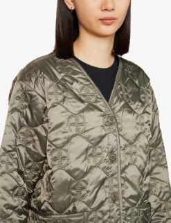 ANINE BING Andy Quilted Shell Jacket 9 ANINE BING Andy Quilted Shell Jacket -Ted Bakee Fashion Shop R04066408 ARMYGREEN ALT04