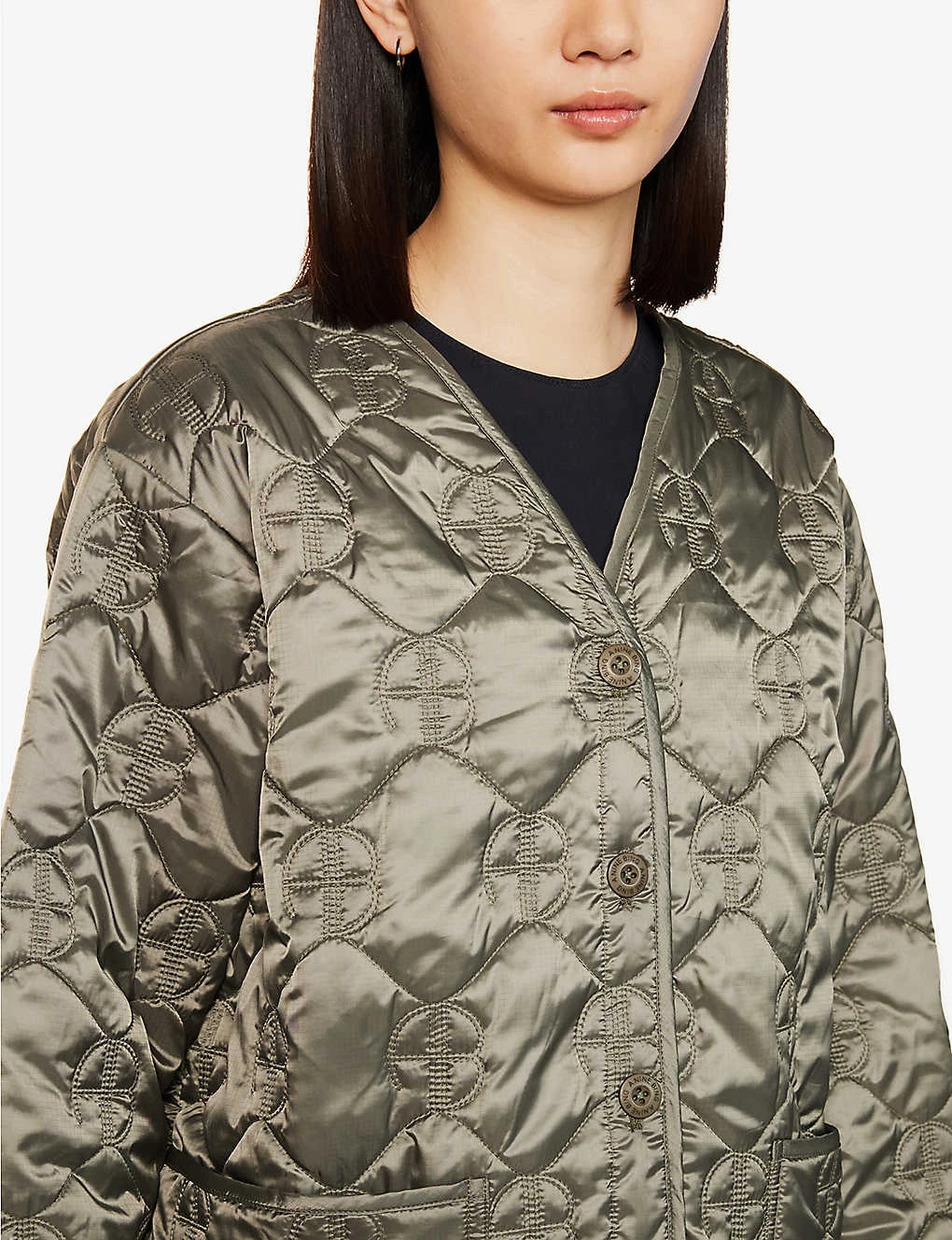 ANINE BING Andy Quilted Shell Jacket 5 ANINE BING Andy Quilted Shell Jacket - Image 5
