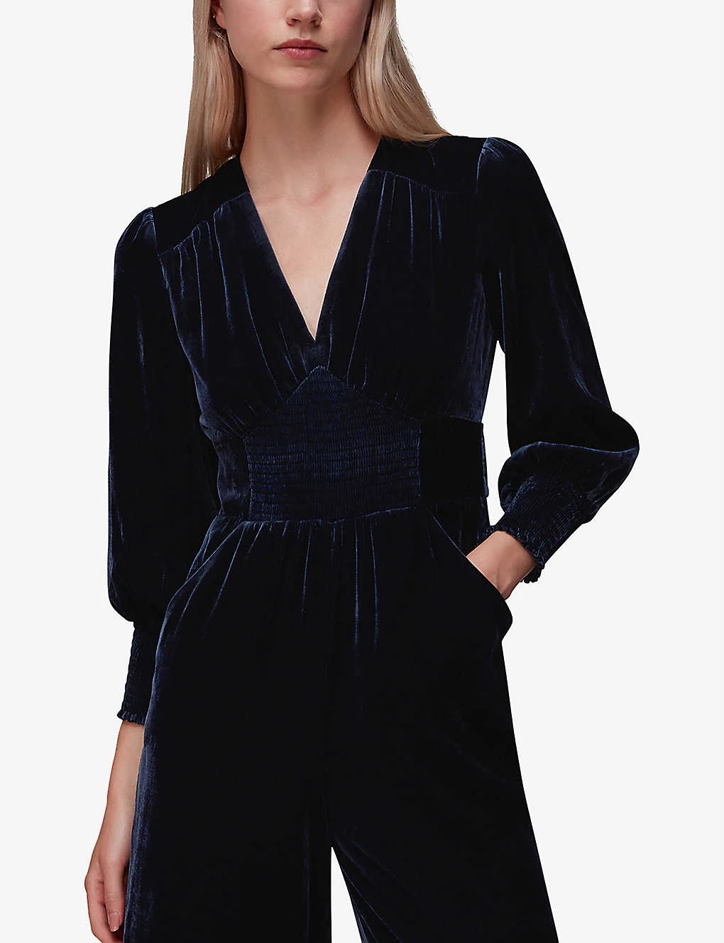 Whistles Puff-sleeve Woven Jumpsuit 5 Whistles Puff-sleeve Woven Jumpsuit - Image 5