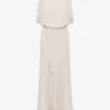 Reiss Ida Cowl-neck Woven Maxi Bridesmaid Dress