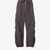 Jaded London Parachute Wide-leg High-rise Cotton Trousers