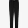 Zadig & Voltaire Prune Split Mid-rise Woven Trousers