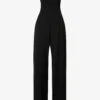 Acne Studios Strapless Wide-leg Stretch-crepe Jumpsuit