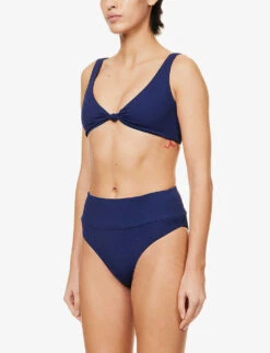 Melissa Odabash Hamptons Scoop-neck Bikini Top -Ted Bakee Fashion Shop R04090057 NAVYRIDGES ALT02