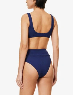 Melissa Odabash Hamptons Scoop-neck Bikini Top -Ted Bakee Fashion Shop R04090057 NAVYRIDGES ALT03