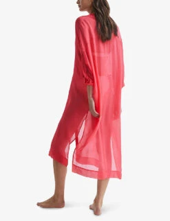 Reiss Ava Sheer Chiffon Kaftan -Ted Bakee Fashion Shop R04091636 PINK ALT03
