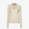 Joseph Cashair Long-sleeved Cashmere Knitted Polo Shirt