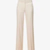 Joseph Morissey Wide-leg Mid-rise Stretch-wool Trousers