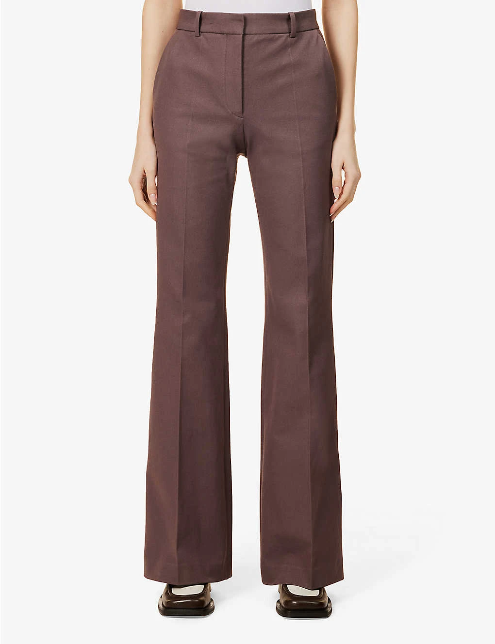 Joseph Tafira Wide-leg Mid-rise Stretch-woven Trousers 3 Joseph Tafira Wide-leg Mid-rise Stretch-woven Trousers - Image 3
