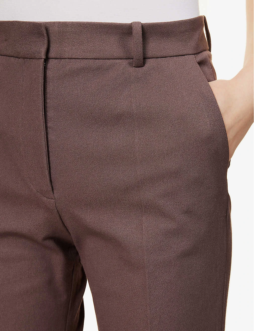 Joseph Tafira Wide-leg Mid-rise Stretch-woven Trousers 5 Joseph Tafira Wide-leg Mid-rise Stretch-woven Trousers - Image 5