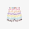 Missoni Spacedyed Chevron-weave Rayon Shorts