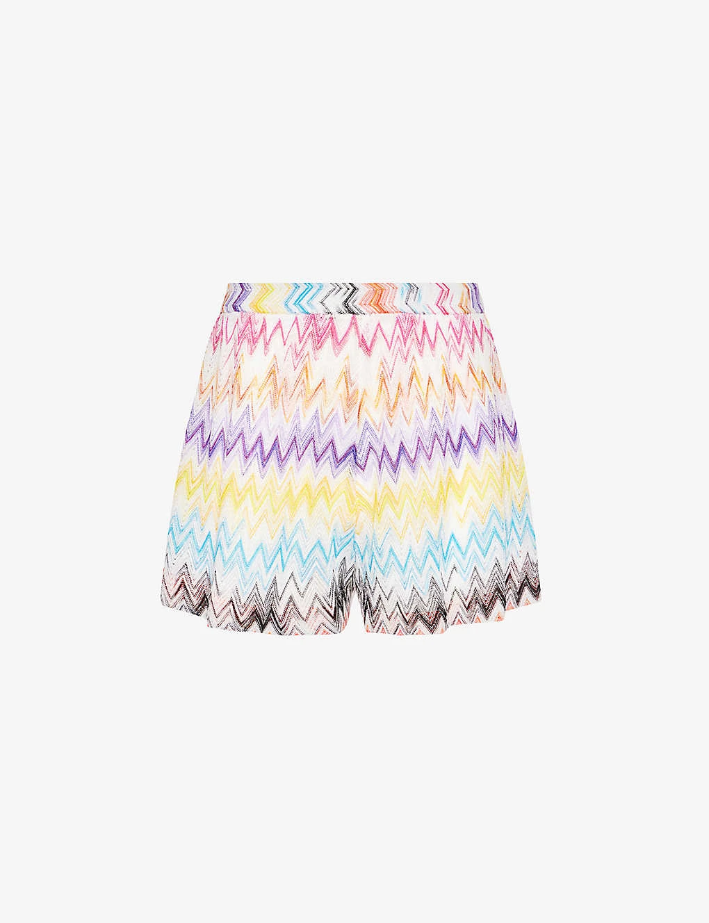 Missoni Spacedyed Chevron-weave Rayon Shorts 1 Missoni Spacedyed Chevron-weave Rayon Shorts