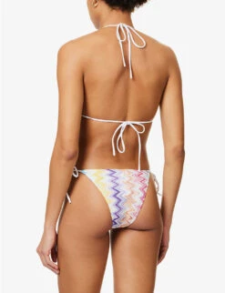 Missoni Spacedyed Chevron-knit Bikini -Ted Bakee Fashion Shop R04100186 KRG009ORESORTMULTICOL ALT03