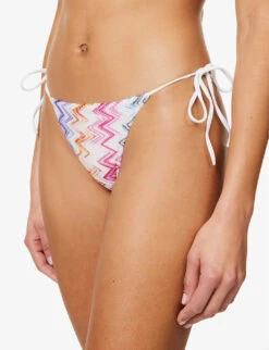 Missoni Spacedyed Chevron-knit Bikini -Ted Bakee Fashion Shop R04100186 KRG009ORESORTMULTICOL ALT05