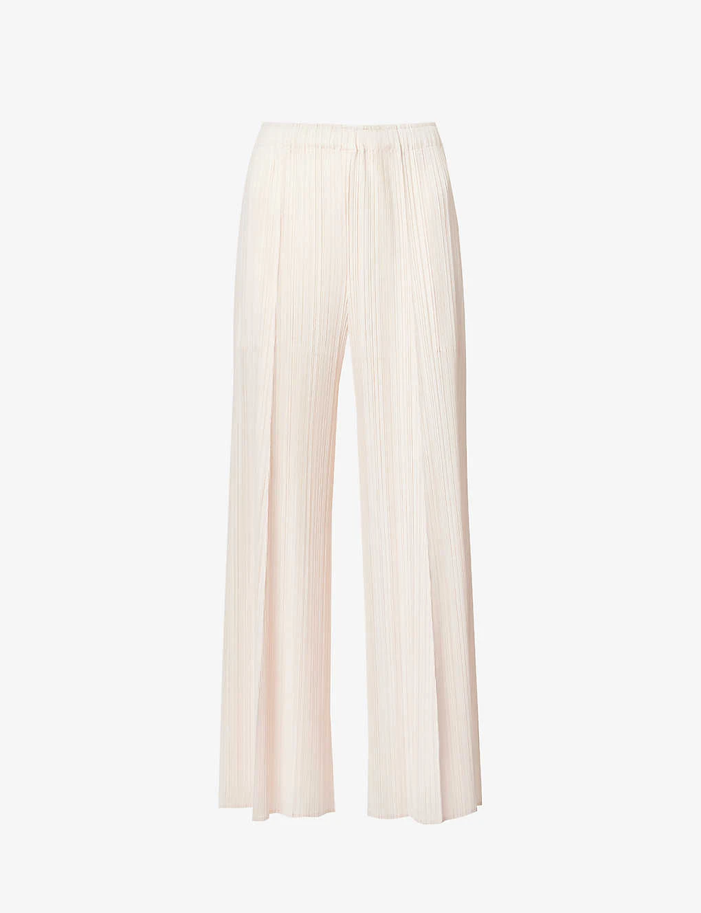 Mellow Pleated Wide-leg High-rise Knitted Trousers 1 Mellow Pleated Wide-leg High-rise Knitted Trousers