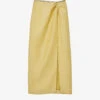 Sandro Olariane Crystal-embellished Woven Midi Skirt
