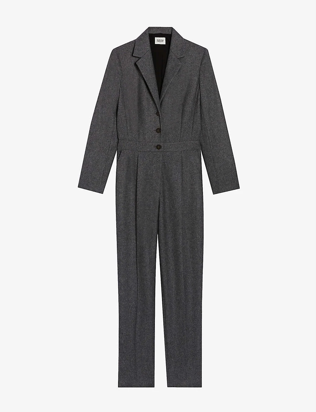 CLAUDIE PIERLOT Jarrod Tailored Wool-blend Jumpsuit 1 CLAUDIE PIERLOT Jarrod Tailored Wool-blend Jumpsuit