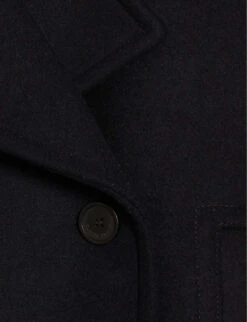 CLAUDIE PIERLOT Gaspard Double-breasted Wool-blend Coat 9 CLAUDIE PIERLOT Gaspard Double-breasted Wool-blend Coat -Ted Bakee Fashion Shop R04103333 BLEUS ALT04