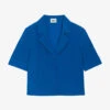 CLAUDIE PIERLOT Notch-lapel Silk Top