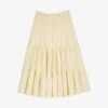 Maje Junnala High-rise Tiered Woven Midi Skirt