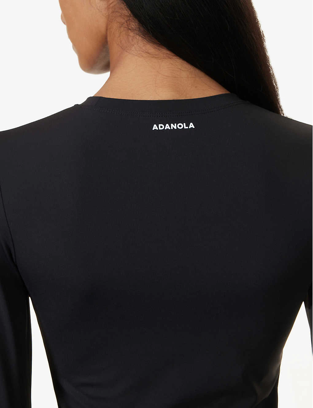 Fitted Long-sleeved Stretch-woven T-shirt 5 Fitted Long-sleeved Stretch-woven T-shirt - Image 5