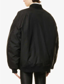 Reversible Oversized Shell-down Jacket -Ted Bakee Fashion Shop R04106310 BLACK ALT03