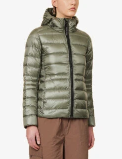 Canada Goose Cypress Hooded Shell-down Jacket -Ted Bakee Fashion Shop R04107950 SAGEBRUSH ALT02