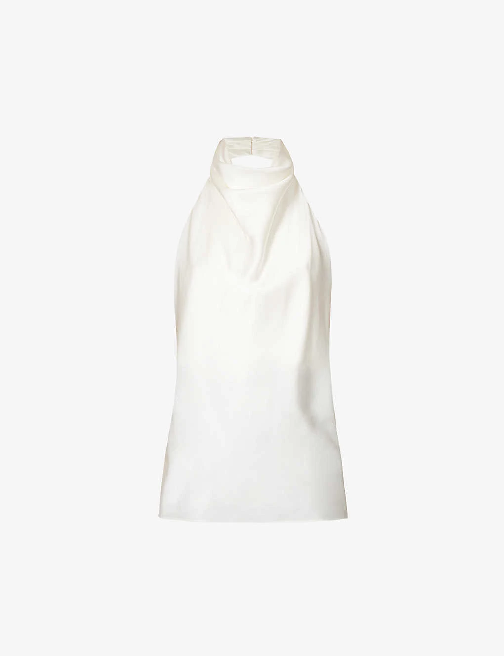 Camille Cowl-neck Stretch-silk Top 1 Camille Cowl-neck Stretch-silk Top