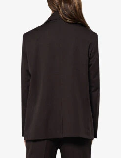 Goddard Double-breasted Recycled-polyester Blazer -Ted Bakee Fashion Shop R04110104 MUSTANG ALT03