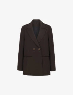 Goddard Double-breasted Recycled-polyester Blazer