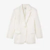 Sandro Single-breasted Woven Blazer