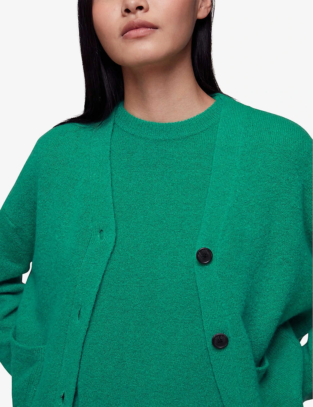 Whistles Kira Round-neck Stretch-knit Sweater Vest 5 Whistles Kira Round-neck Stretch-knit Sweater Vest - Image 5