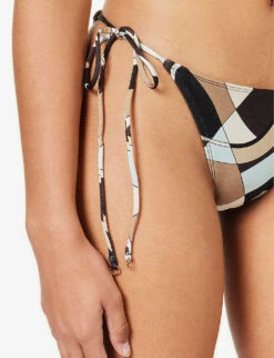 Faithfull The Brand Nomi Abstract-print Bikini Bottoms 9 Faithfull The Brand Nomi Abstract-print Bikini Bottoms -Ted Bakee Fashion Shop R04135579 SASSARIPRINT ALT04