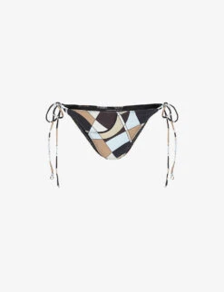 Faithfull The Brand Nomi Abstract-print Bikini Bottoms