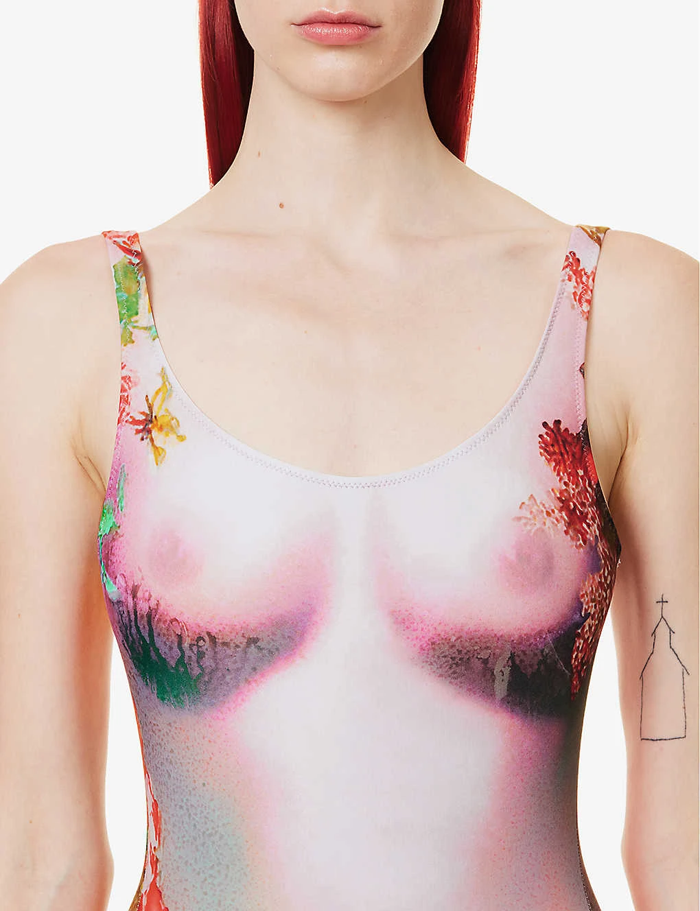 Jean Paul Gaultier Floral-print Fitted Swimsuit 5 Jean Paul Gaultier Floral-print Fitted Swimsuit - Image 5