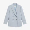 Ted Baker Hildia Peak-lapel Double-breasted Woven Jacket