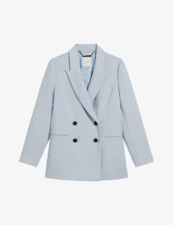 Ted Baker Hildia Peak-lapel Double-breasted Woven Jacket