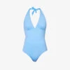 Siena Halterneck Recycled Polyamide-blend Swimsuit
