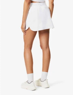 Beyond Yoga Movement High-rise Stretch-woven Skirt 8 Beyond Yoga Movement High-rise Stretch-woven Skirt -Ted Bakee Fashion Shop R04143887 CLOUDWHITE ALT03