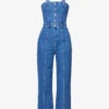 Paige Brooklyn Sleeve-less Stretch-woven Jumpsuit