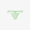 BLUEBELLA Isla Floral-embroidered Mid-rise Lace Thong