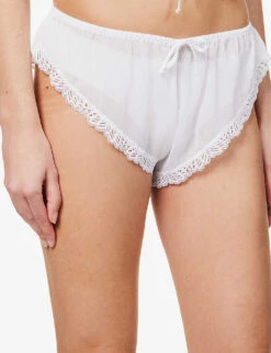 BLUEBELLA Pia V-neck Woven Pyjamas -Ted Bakee Fashion Shop R04144984 WHITE ALT05