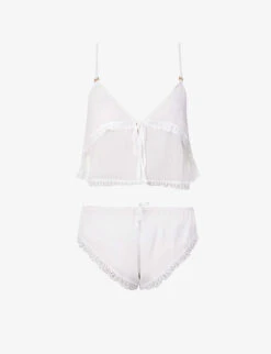 BLUEBELLA Pia V-neck Woven Pyjamas