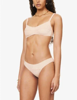Balconette Mid-rise Bikini -Ted Bakee Fashion Shop R04145024 PEACHTERRY ALT02