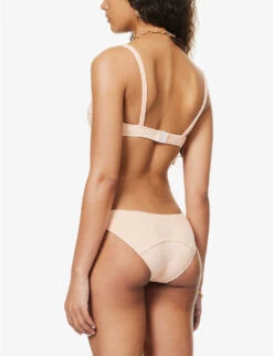 Balconette Mid-rise Bikini -Ted Bakee Fashion Shop R04145024 PEACHTERRY ALT03