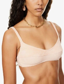 Balconette Mid-rise Bikini -Ted Bakee Fashion Shop R04145024 PEACHTERRY ALT04